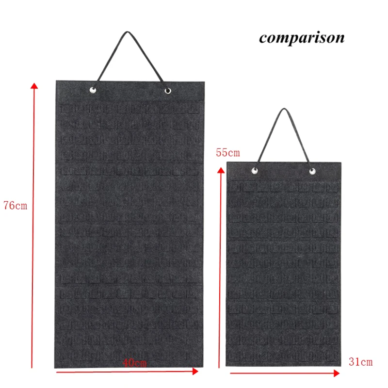 Soft Felt Hanging Organizer for Earrings & Necklaces
