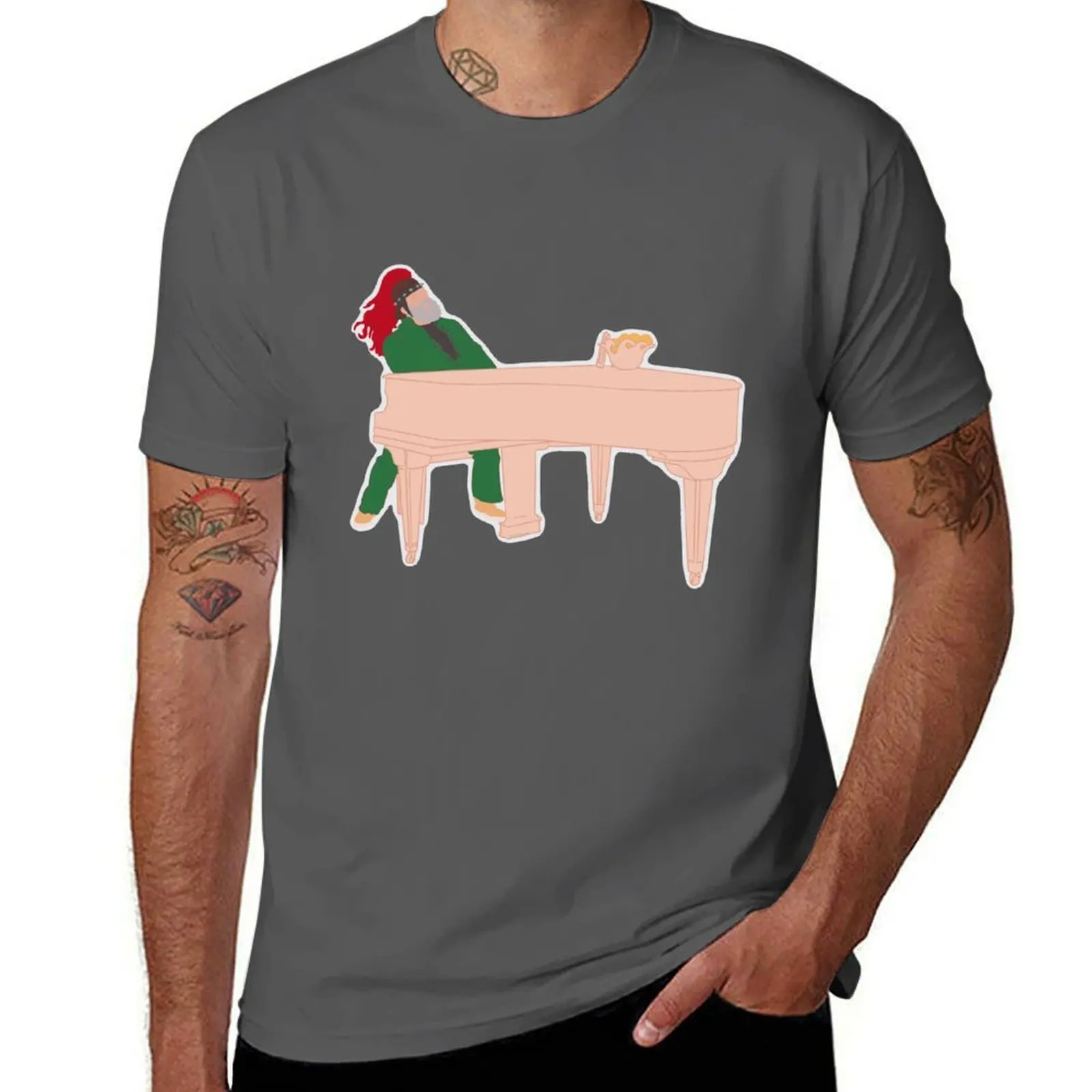 

Bowser Peaches Piano Design T-Shirt t shirts cotton 100% cotton t shirt pack T-Shirt