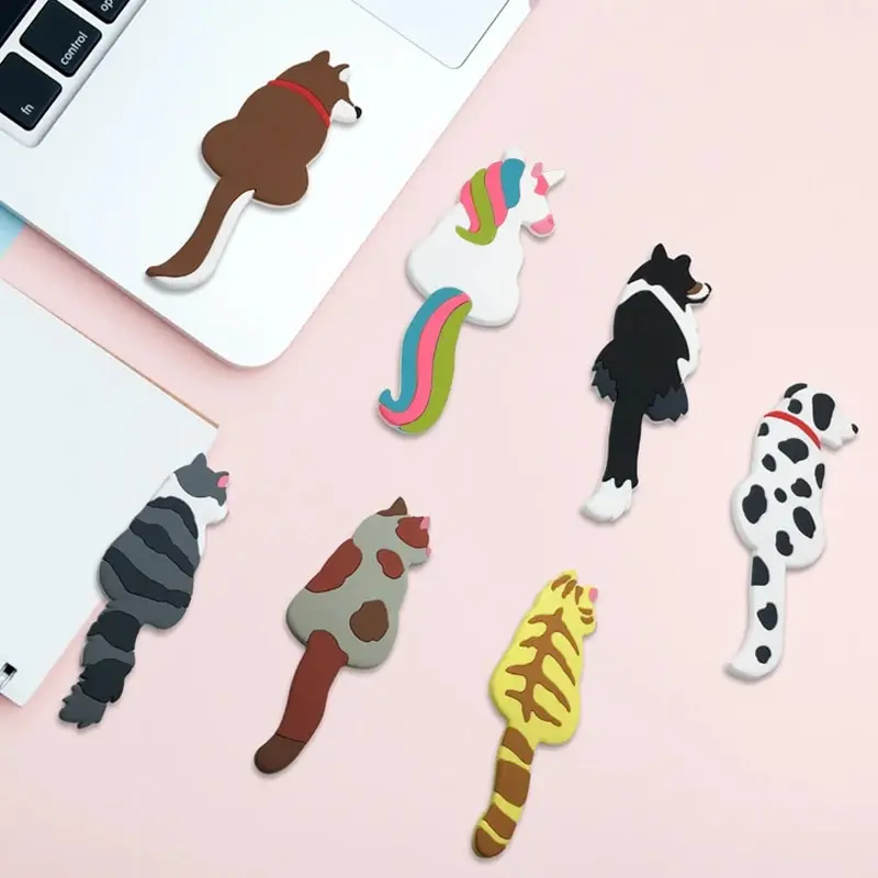 Einhorn-Magnethaken, spezielles Design mit magnetischer Dosen für Badezimmer, Küche, Büro, Nachttisch usw. Magnetische Kühlschrankfunktion.