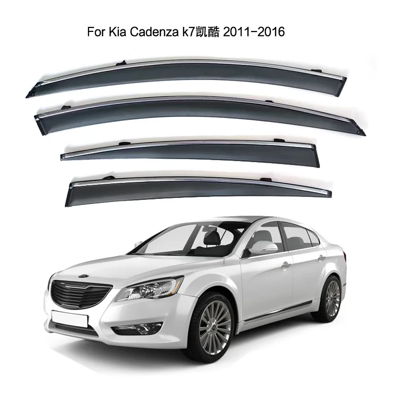 Dedicated to 2011-2016 Kia K7 Cadenca Window Visor Window Eyebrows