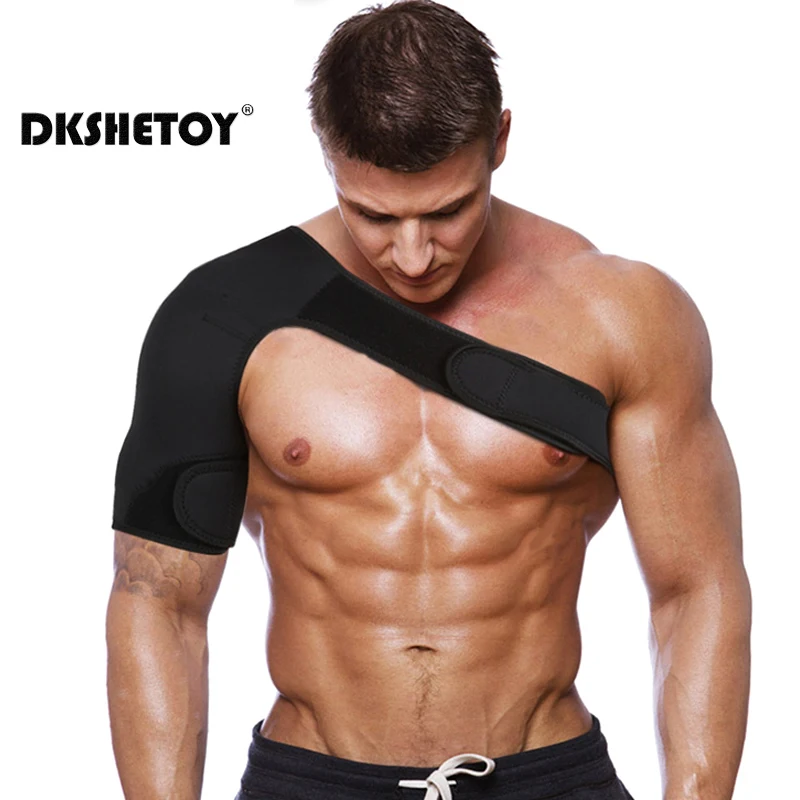 Adjustable Right Shoulder Support Braces posture corrector Bandage Protector Torn Rotator Cuff Shoulder Strap sleeve Compression