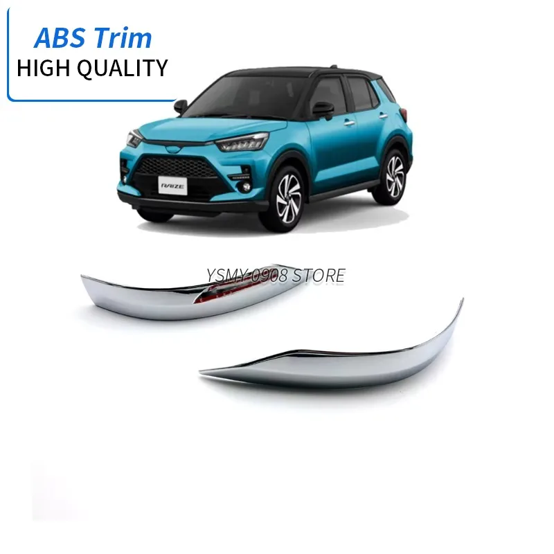 2PCS Chrome Side Door Mirror Trim for Toyota Raize TANK ROOMY THOR JUSTY High Quality Car Styling ABS Accessories