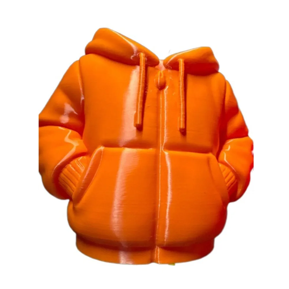 

Puffer Jacket Design Desk Pen Holder Plastic 3D Printing Down Jacket Crayon Holder Multifunctional Large Capacity