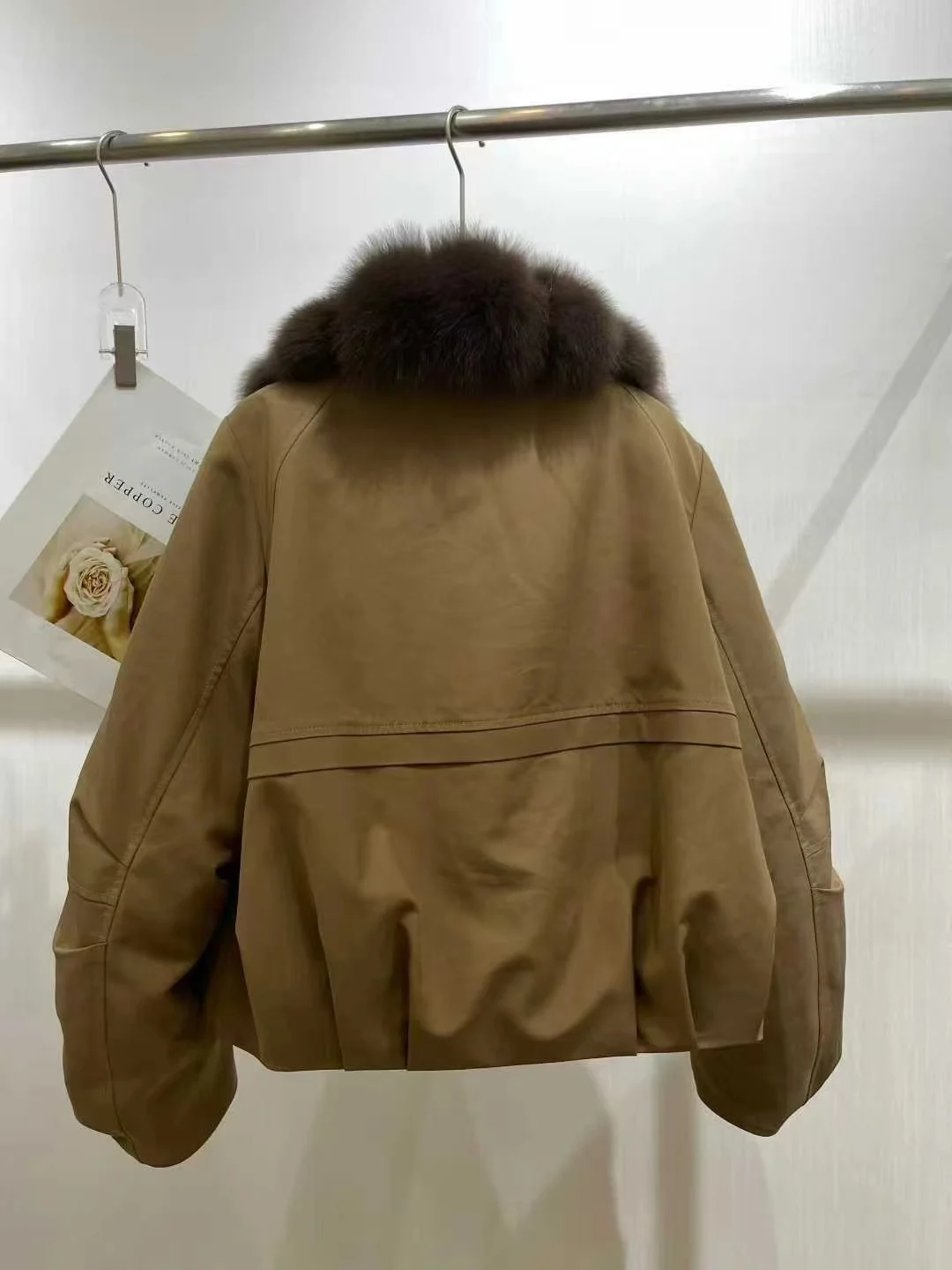   Collo in pelliccia giù Jaet Cappotto Parka caldo allentato da donna Casual Sle 80% piumino Potenza di riempimento Tessuto in cotone al 9%