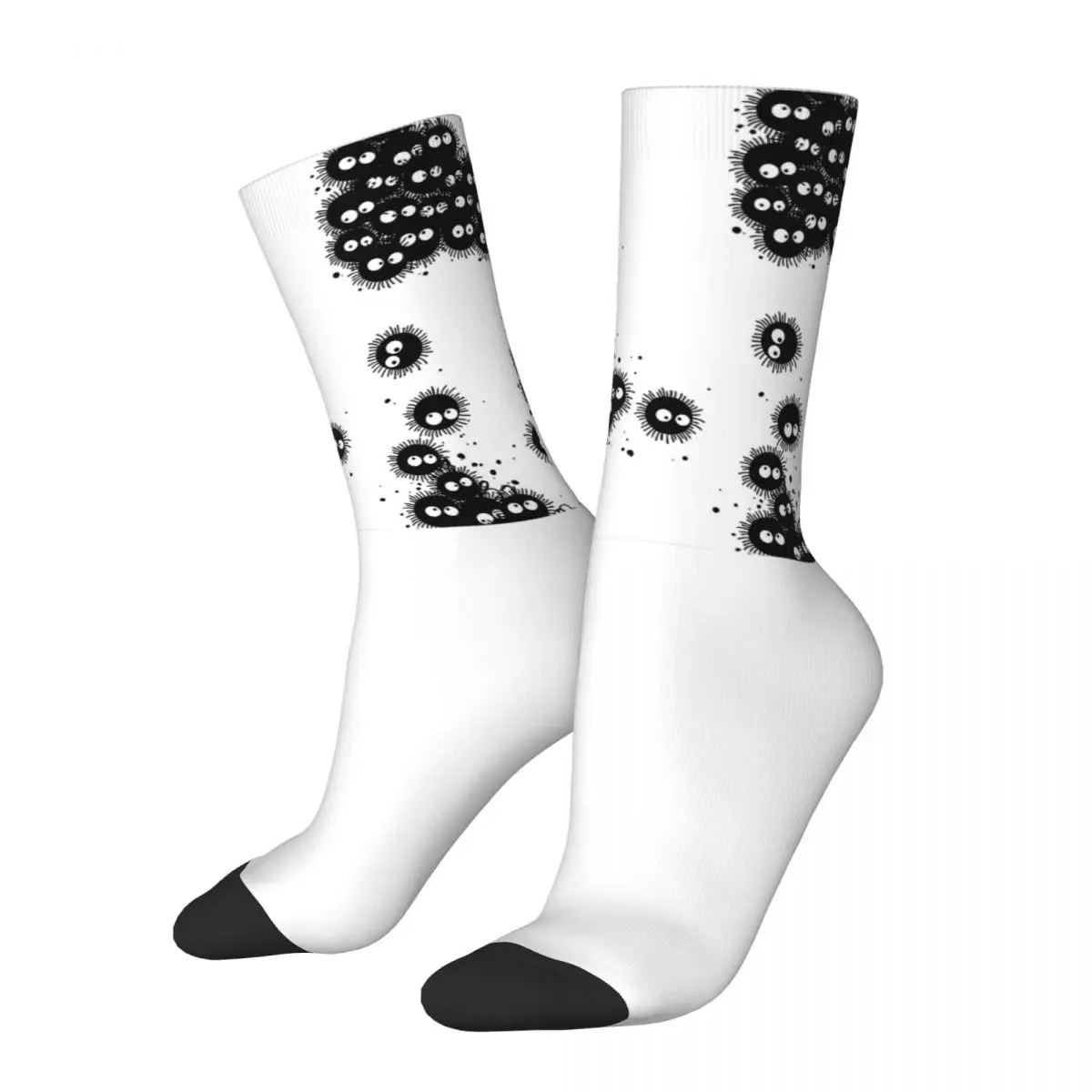 Soot Studio Stockings Soot Sprite Graphic Elegant Socks Autumn Anti-Slip Socks Men's Cycling Warm Soft Socks