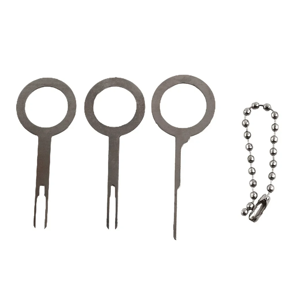 1set Auto Electrical Terminal Wiring Crimp Connector Pin Removal Key Tool Kit Auto Wiring Harness Plug Terminal Removal Tool