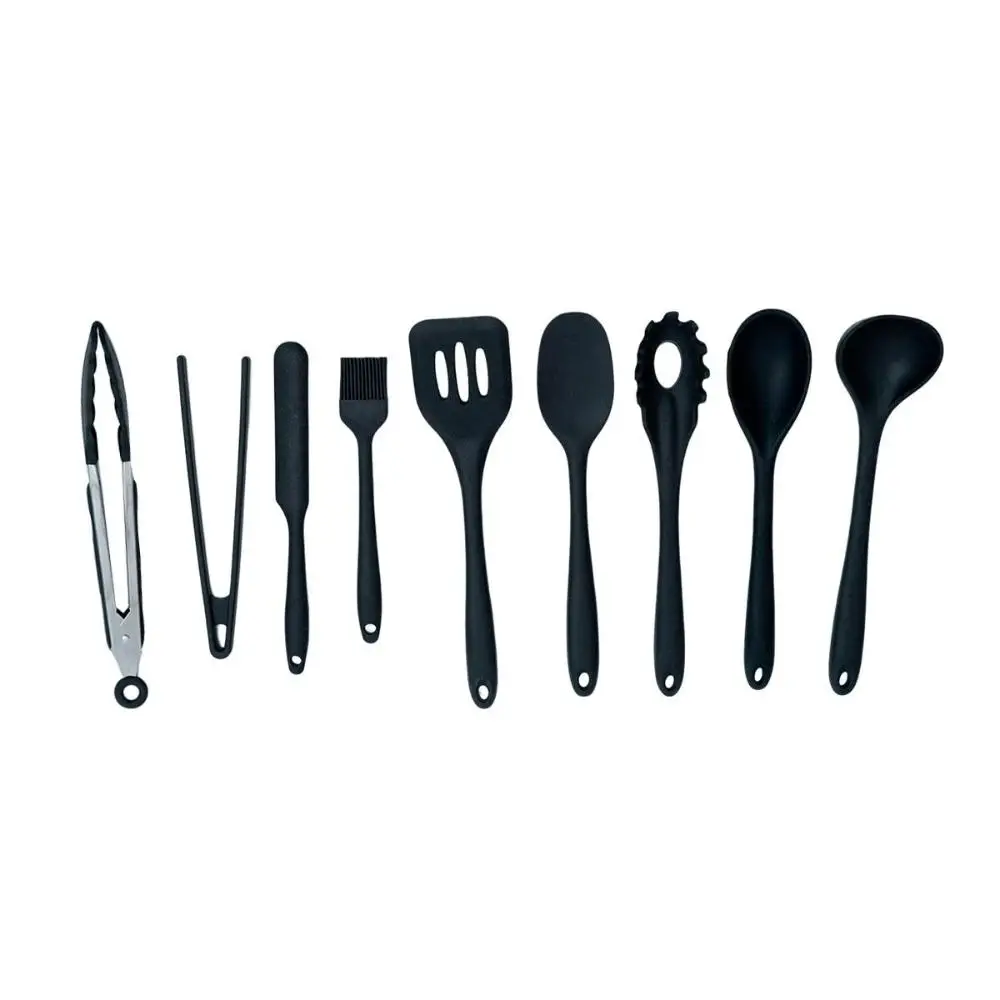 Kit 9 Full Silicone Multipurpose Kitchen Utensils-Oikos