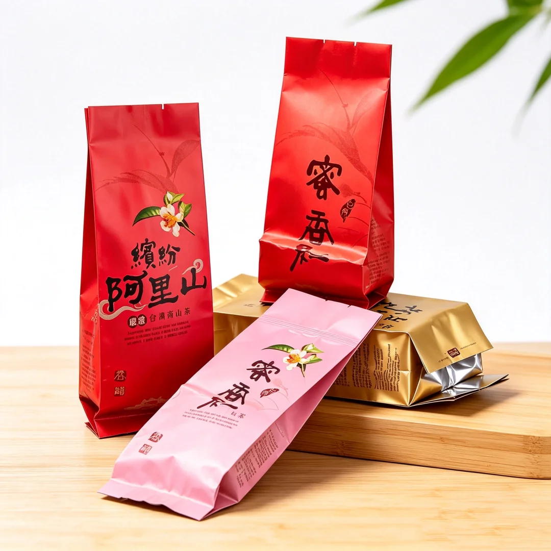 Taiwan Original Black Tea Packing Bag Blacktea Aluminum Foil Bag Special Grade Thickened Oolong Tea Bag 150g/Bag Vacuum