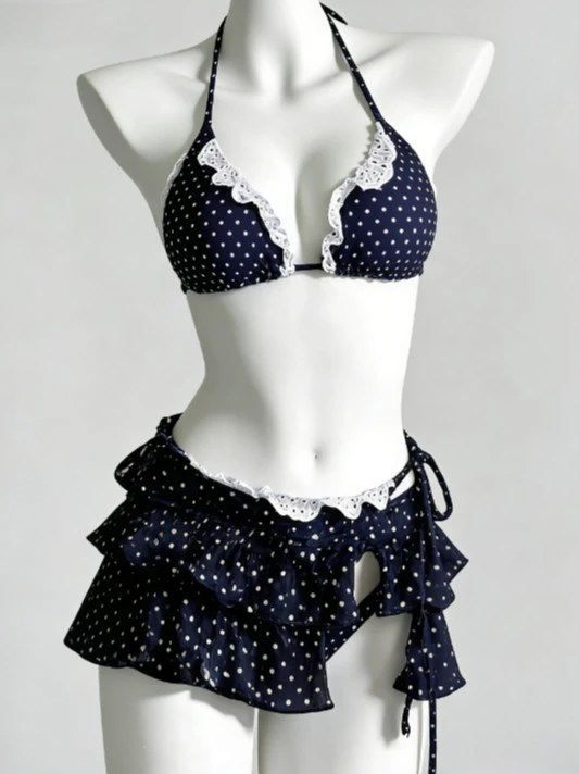 

Новинка 2026: Сексуальный элегантный комплект бикини из двух частей с бантом, трусики с высокой талией, милый стиль, мягкий купальник для пляжа, летний женский купальный костюм