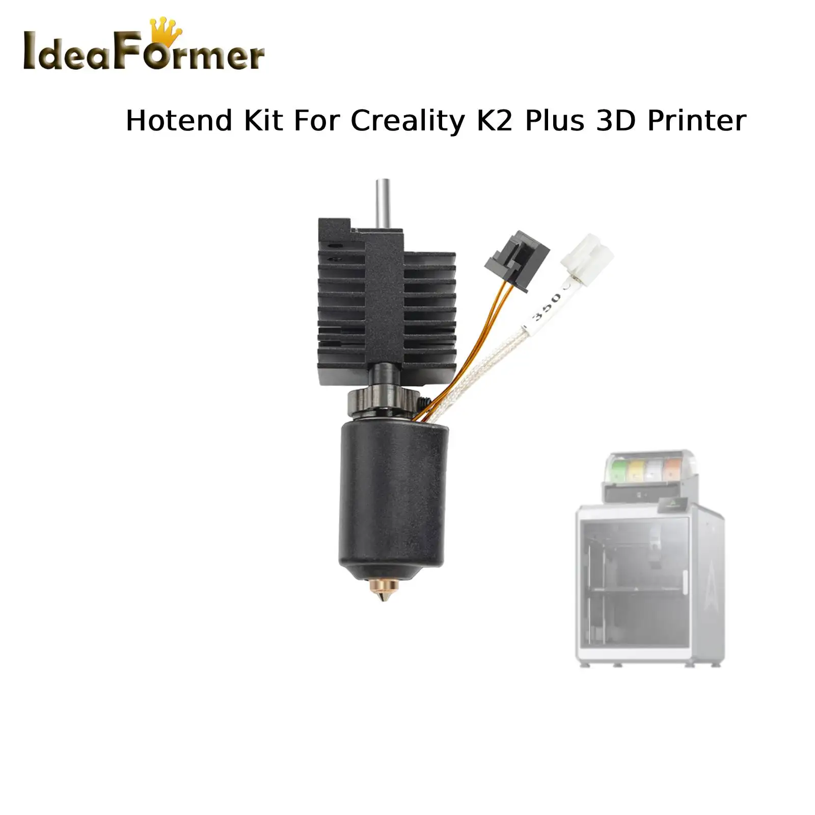 

K2 Plus Ceramic Hotend Kit 0.4mm Quick-swap Nozzle Kit,350°C High Temperature Resistance Print Head For Creality K2 Plus ‌