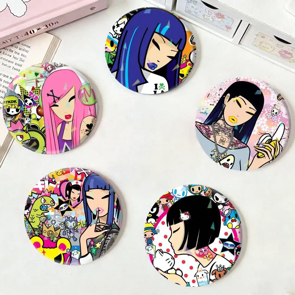 

Fashion T-tokidokiS Badges Niche Design Brooch for Backpack Lapel Pins Creative Accessories