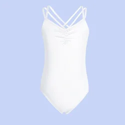 Ballet Leotards for Girls Toddler Dance Stage Clothes Camisole Crisscross Back Gymnastic Ballerina Outfit Dress