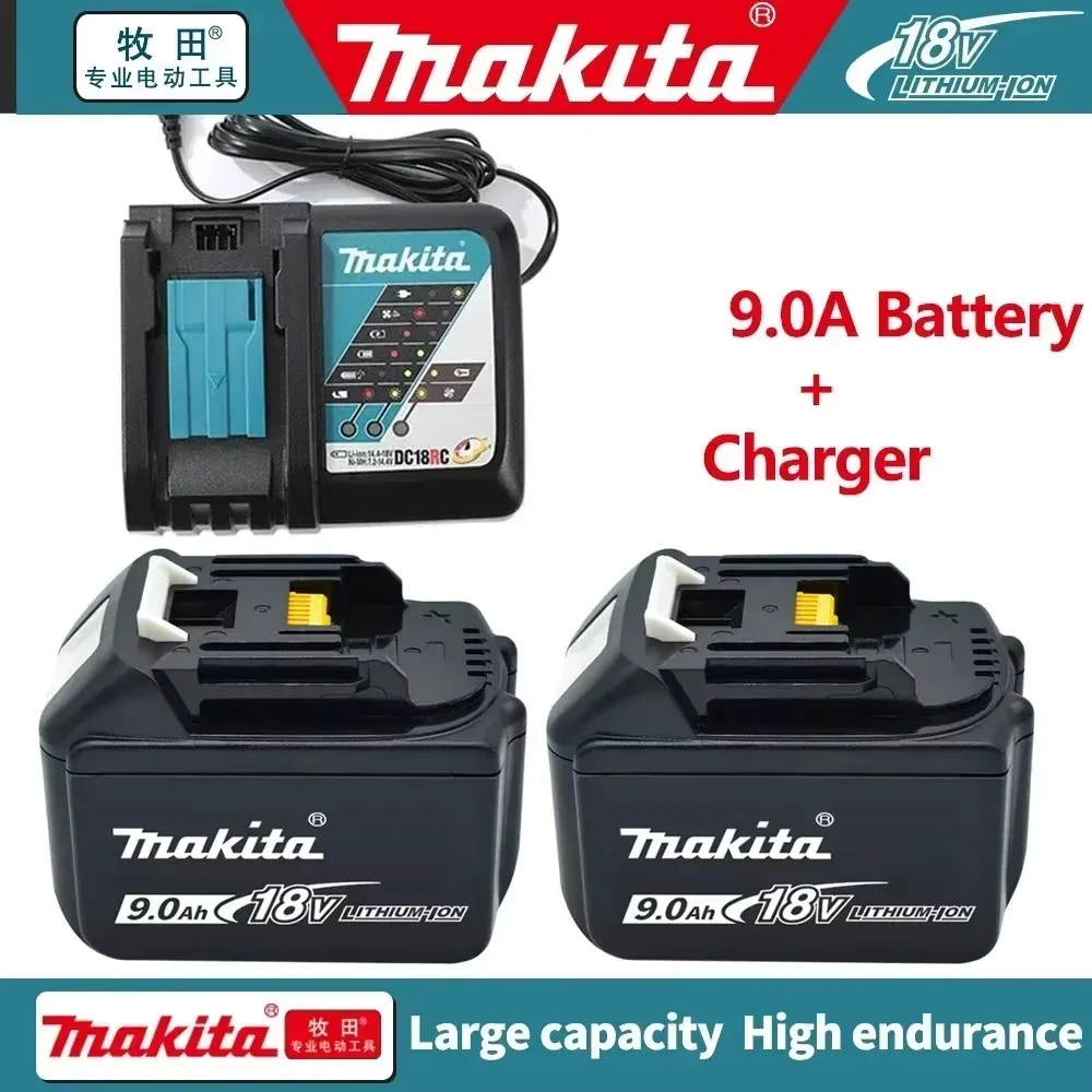 

Genuine Makita 18V 9Ah 6Ah Li-ion power tool Battery LXT BL1860B 1890B 1850 For Makita DDF487 Cordless Driver Drill Screwdriver