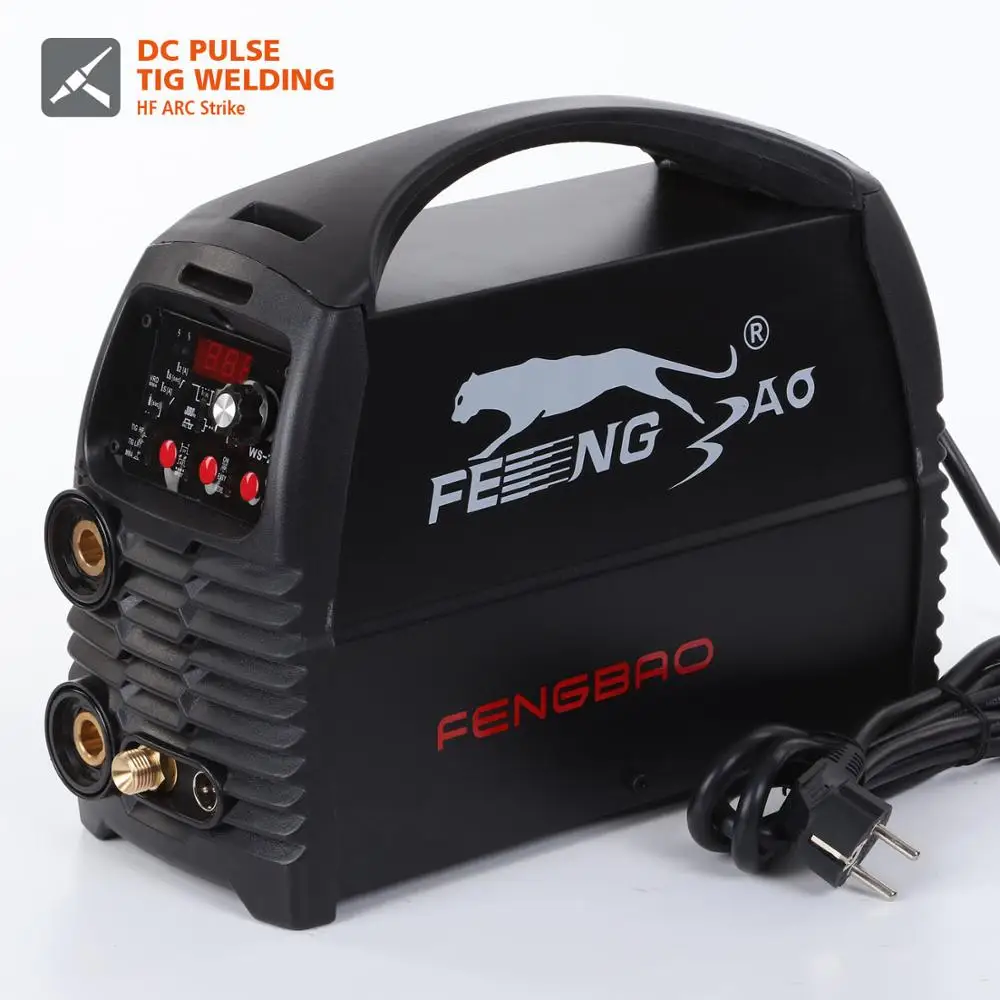 เครื่องเชื่อม tig อินเวอร์เตอร์ 220V dc เครื่องเชื่อม tig wsm 200 พร้อม Pulse เครื่องเชื่อมทรงพลัง