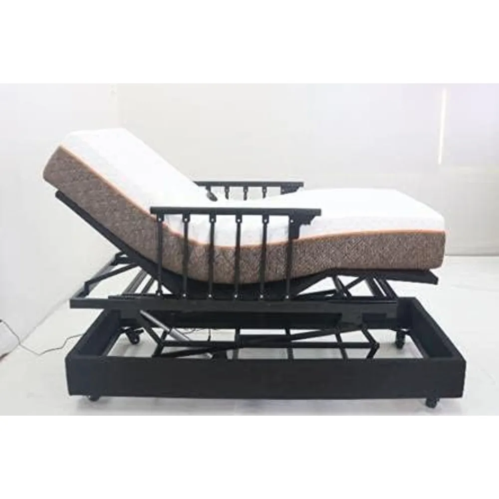 

Premium Electric Adjustable Bed Base with Variable Height High-Low Positioning and Wall Hugger Feature. Twin