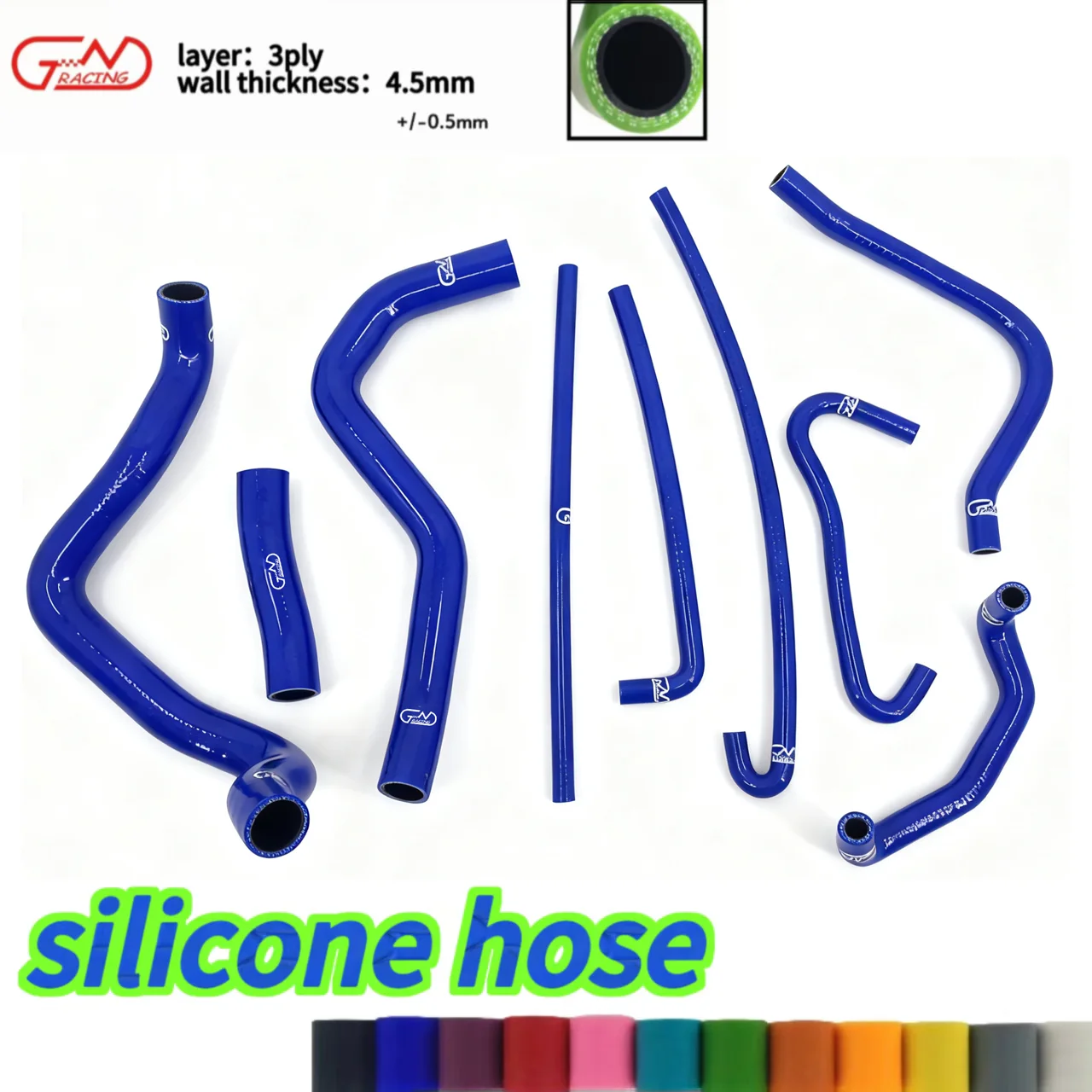 

Силиконовый шланг для мотоцикла JN RACING для Suzuki GSXR 600 2004-2005 GSXR 750 2005, ВЫСОКОЕ ПЕРСОКОЕ