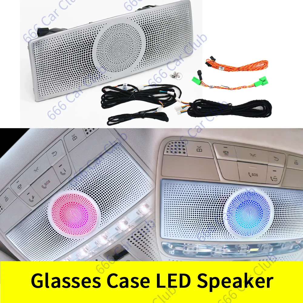 7/8/64 Farbe LED-Entlüftung für Mercedes-Benz S-Klasse W222 S400 S450 S320 S350 3D Rotations lautsprecher RGB Turbinen düse Umgebungs licht