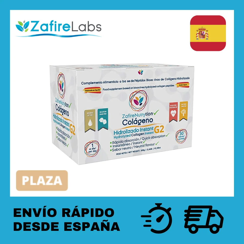 ZafireLabs 100% collagen Instant Zafire Nutrytion (30 10g envelopes). Quick absorption Hydrolyzed collagen food supplement