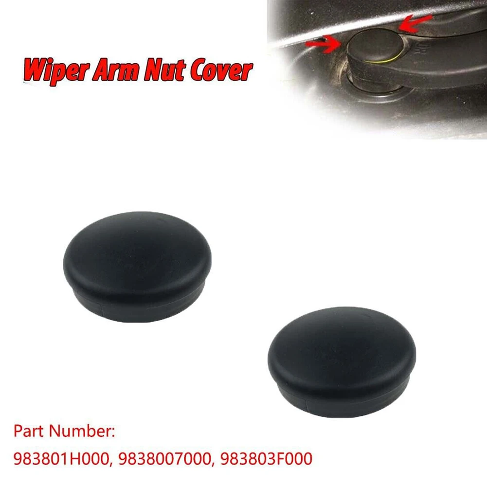 2pcs Windscreen Wiper Arm Nut Cover Cap 983803F000 For Kia Ceed ED For Optima For Picanto SA For Sorento For Hyundai I30