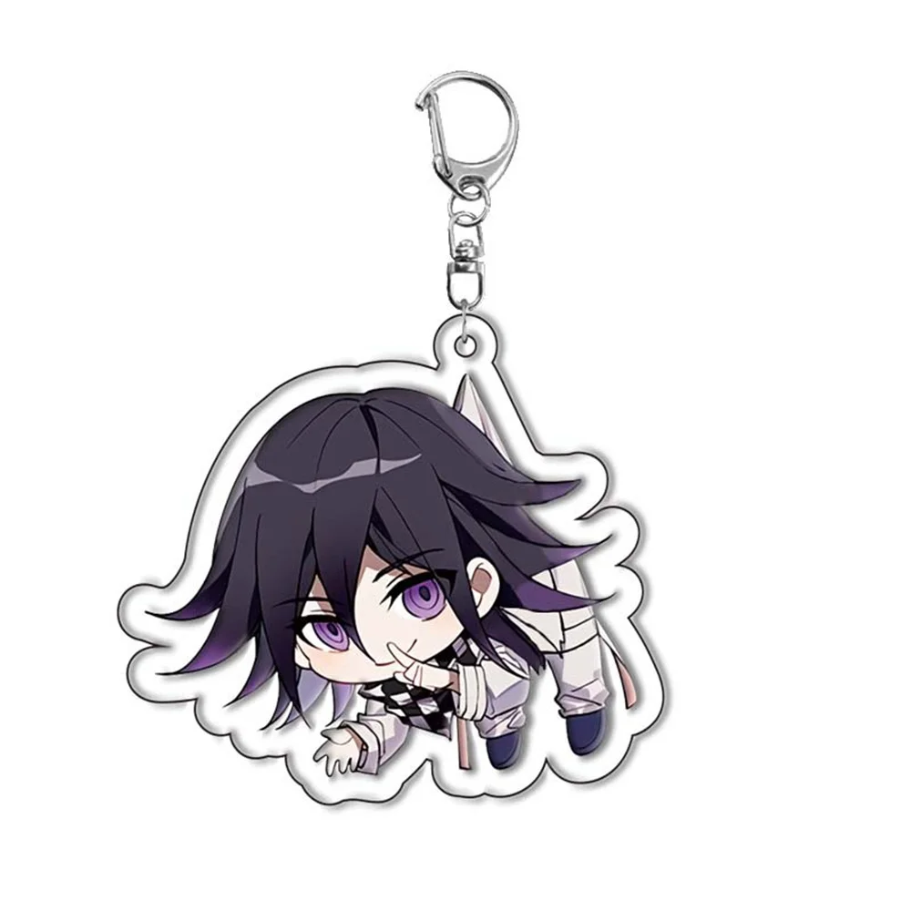 Hot Anime Danganronpa: Trigger Happy Havoc Cosplay Accessories Keychain Game Key Chain Pendant Cartoon Series Gifts About 6cm