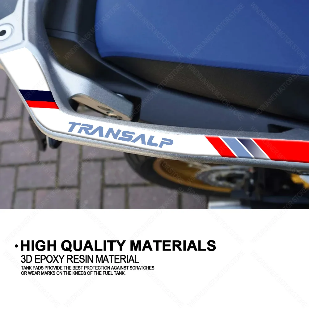 Motorcycle Accessories Waterproof Sticker Moto Sticker Kit 3D Resin Protective Sticker For HONDA Transalp 750 Transalp750 2023