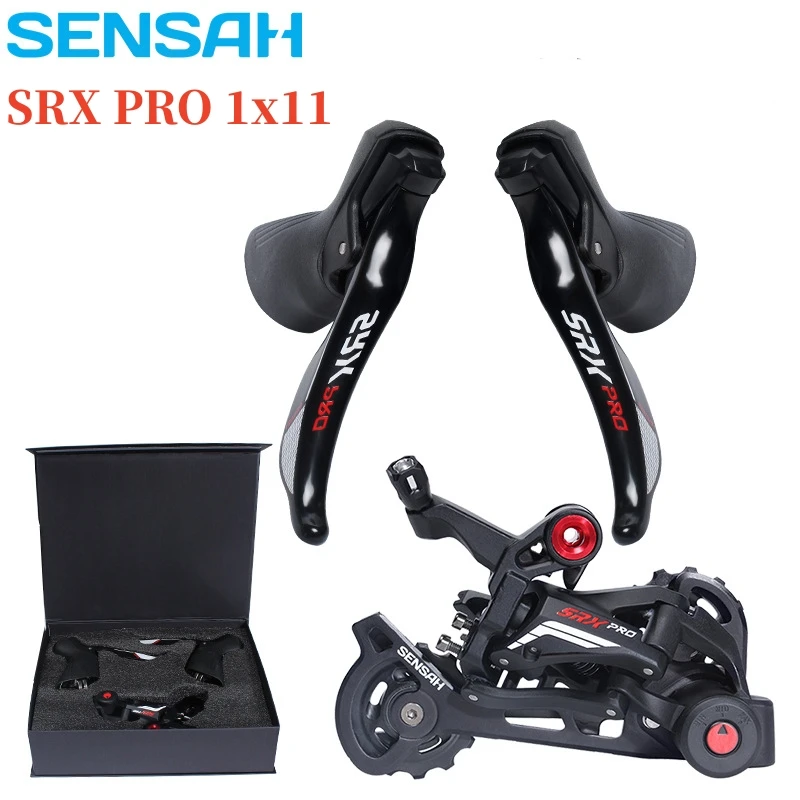 

SENSAH SRX PRO 11 Speed Road Bicycle Groupset 1x11 Speed Road Bike Shifter Lever + Rear Derailleurs