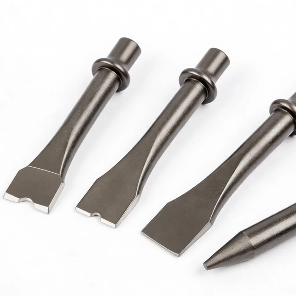 Pneumatic Air Chisel Hammer Industrial Heavy Duty Rust Removal Tool Professional Metal Scaler For Workshop Automotive
