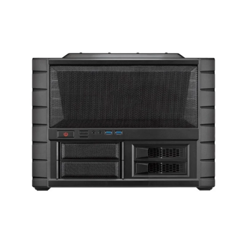 ATX Computer Case Horizontal Dual Fans Supported Motherboards Computer Components