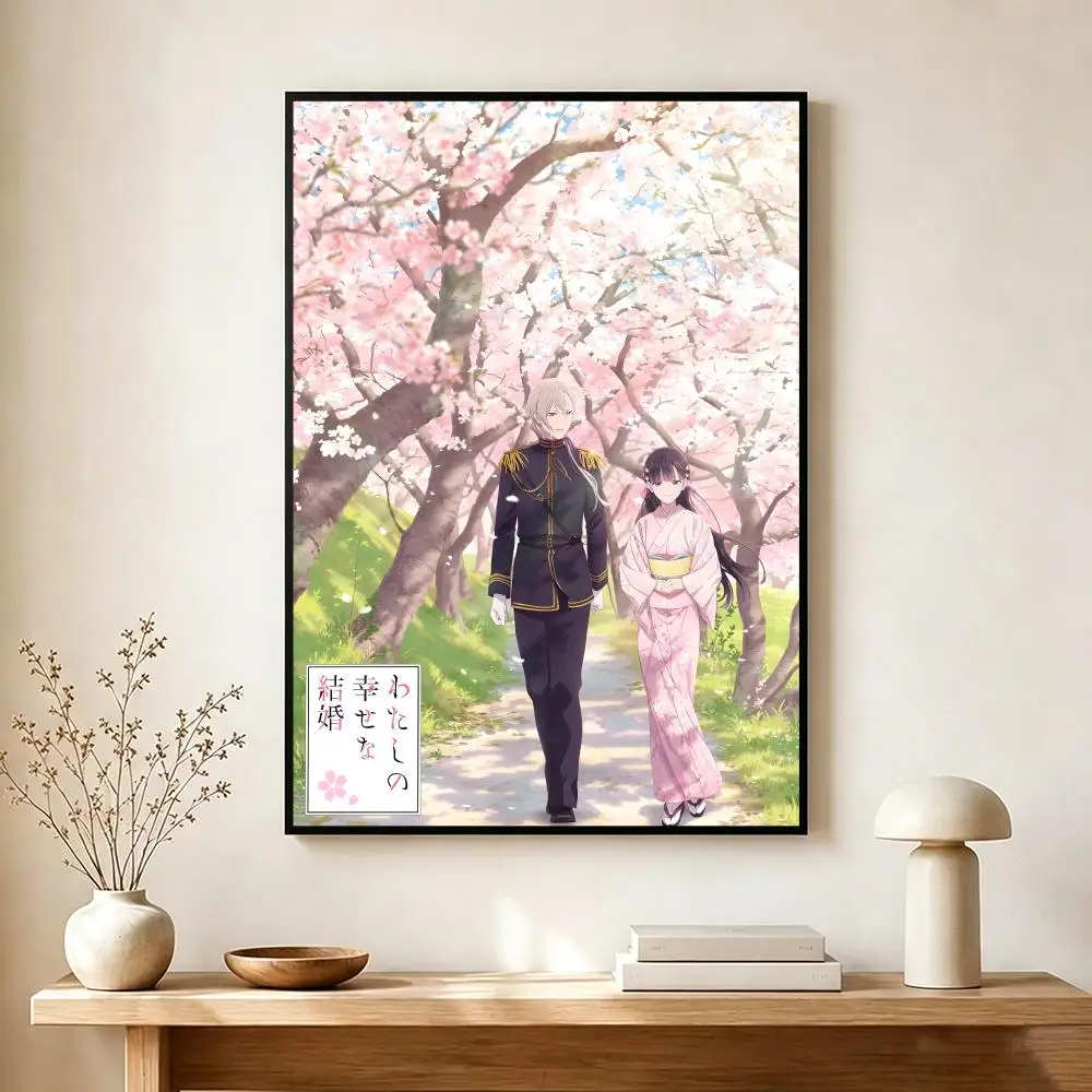 Romance Anime M-My Happy Marriage Poster Wall Art Print Decorative Mural Home Decor Gift Unframed