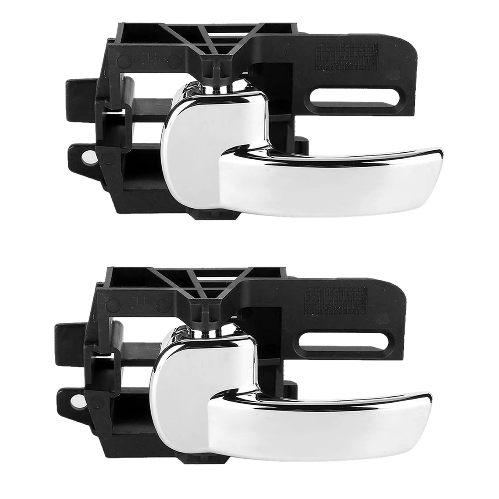 Durable-2X Interior Inner Door Handle Front Rear Left For Nissan Qashqai J10 2007-2013 80671JD00E
