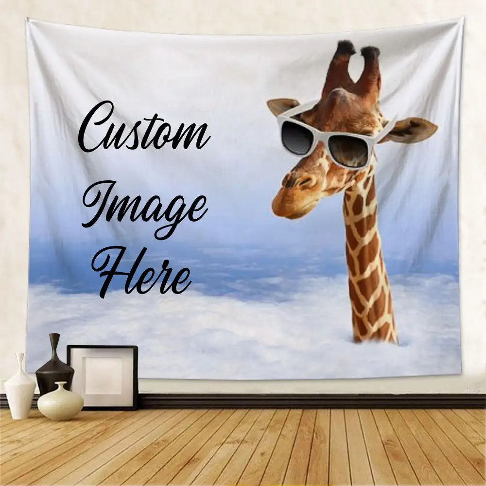 Personalized Tapestry Custom Tapestry Upload Images Banners and Signs Customize For Bedroom Tapestrys Decor Living Room Home