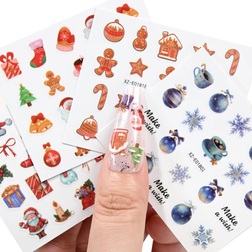 30 autocollants 3D pour ongles - Nail Art Xmas Tree avis et prix