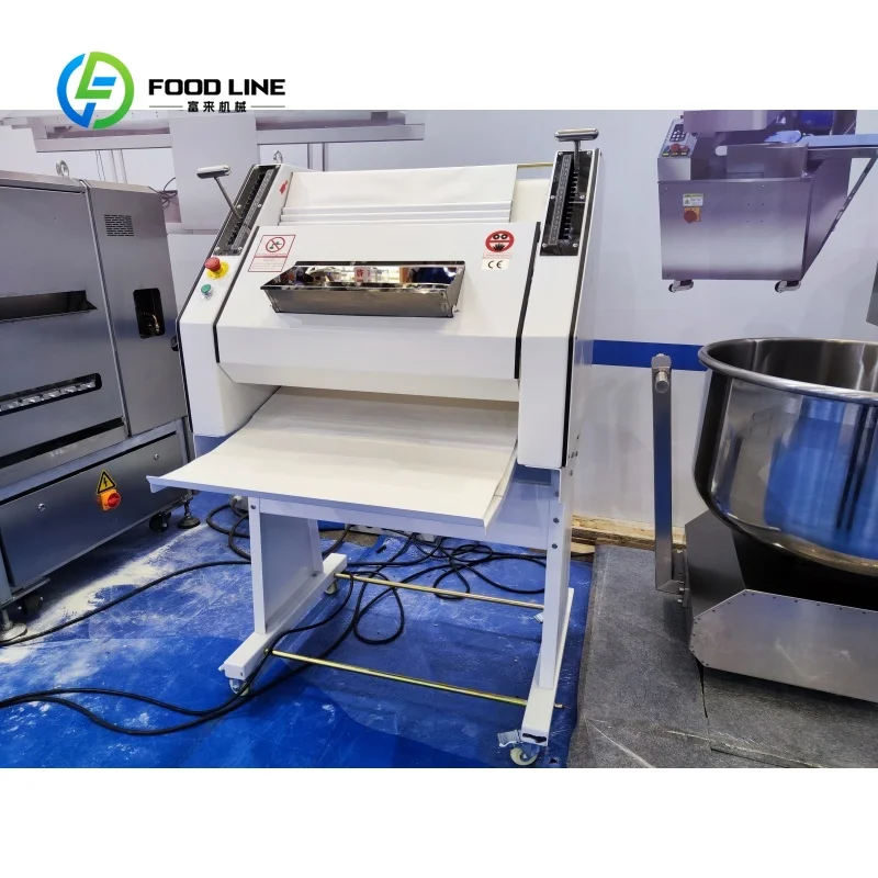 High Quality Industrial Bread Moulder Machine Tabletop Mini Dough Roller Shaper for Baguette and Toast Bakery Manufacturing