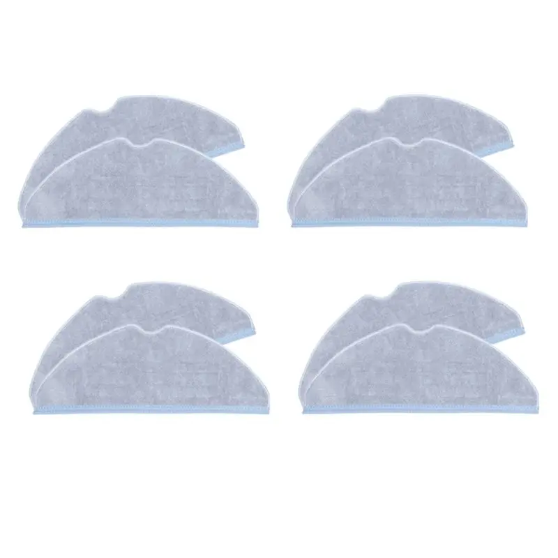 

8Pcs Robot Vacuum Mop Cloths Rag Replacement Spare Parts For Roborock S7 S70 S75 S7max S7maxv T7S T7S Plus-[97Lemons]