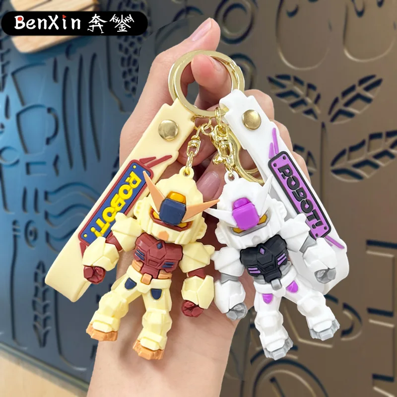 

Minso Creative and cool mecha warrior keychain bag pendant, children's trendy toy key chain pendant, gift