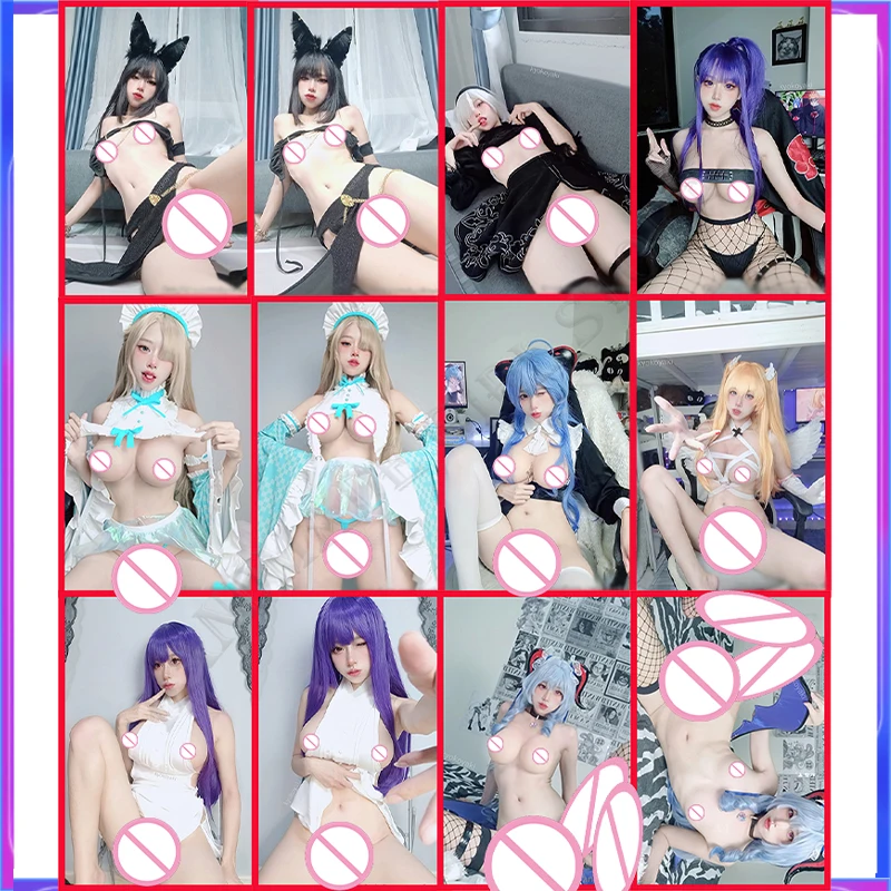 

Обнаженная модель Коллекционная карта NSFW 18+ Косплей Аниме Игрушки для взрослых 5,4*8,6 см Сексуальная обнаженная карта 24 шт. ACG Коллекционирование хобби Kyokoyaki