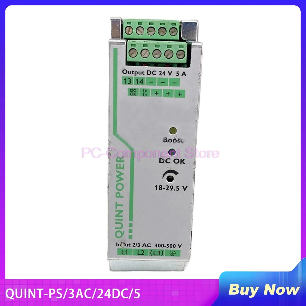 

Switching Power Supply For Phoenix 2866734 QUINT-PS/3AC/24DC/5 24V/5A Perfect Test