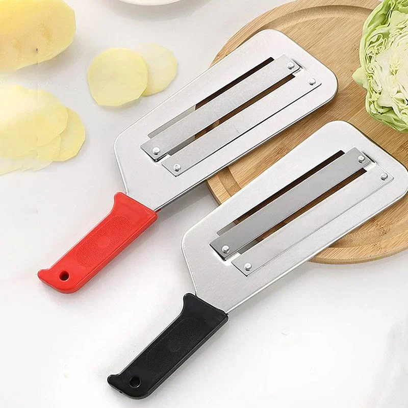 Multifunctional Stainless Steel Kitchen Knife Double-edged Blade Quick Cutting Vegetable Fruit Knife Kitchen Tool Accessories