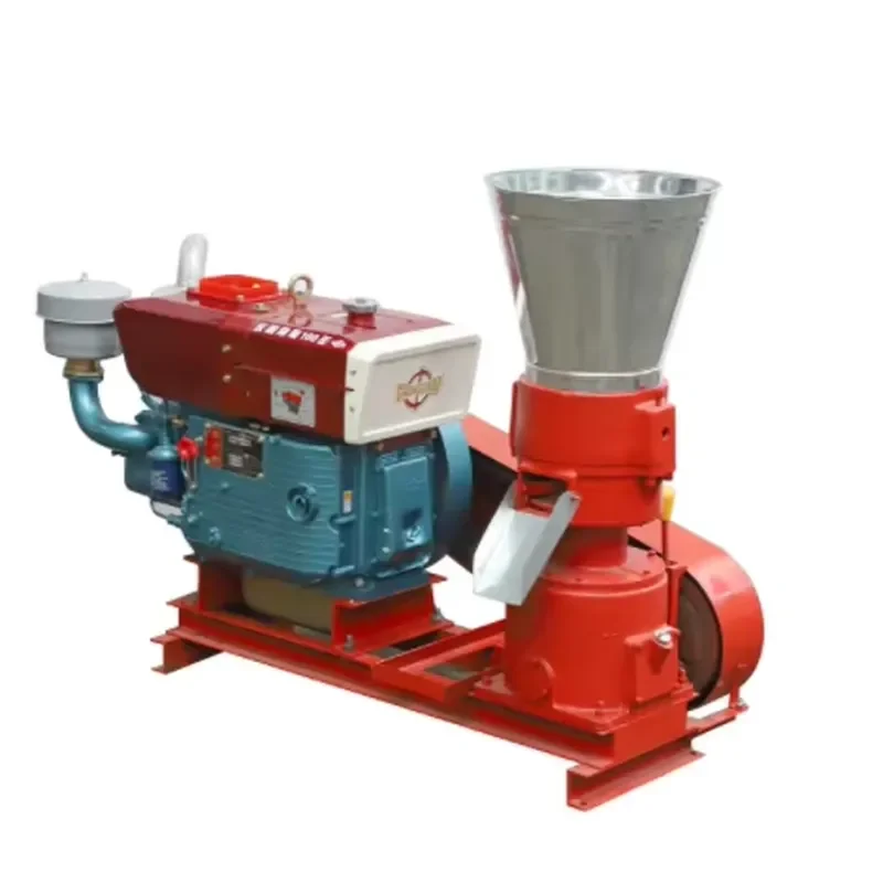 Mobile Biomass Pellet Making Machine Diesel Feed Pellet Processing for Wood Chips and Rice Husks with Core Motor Components