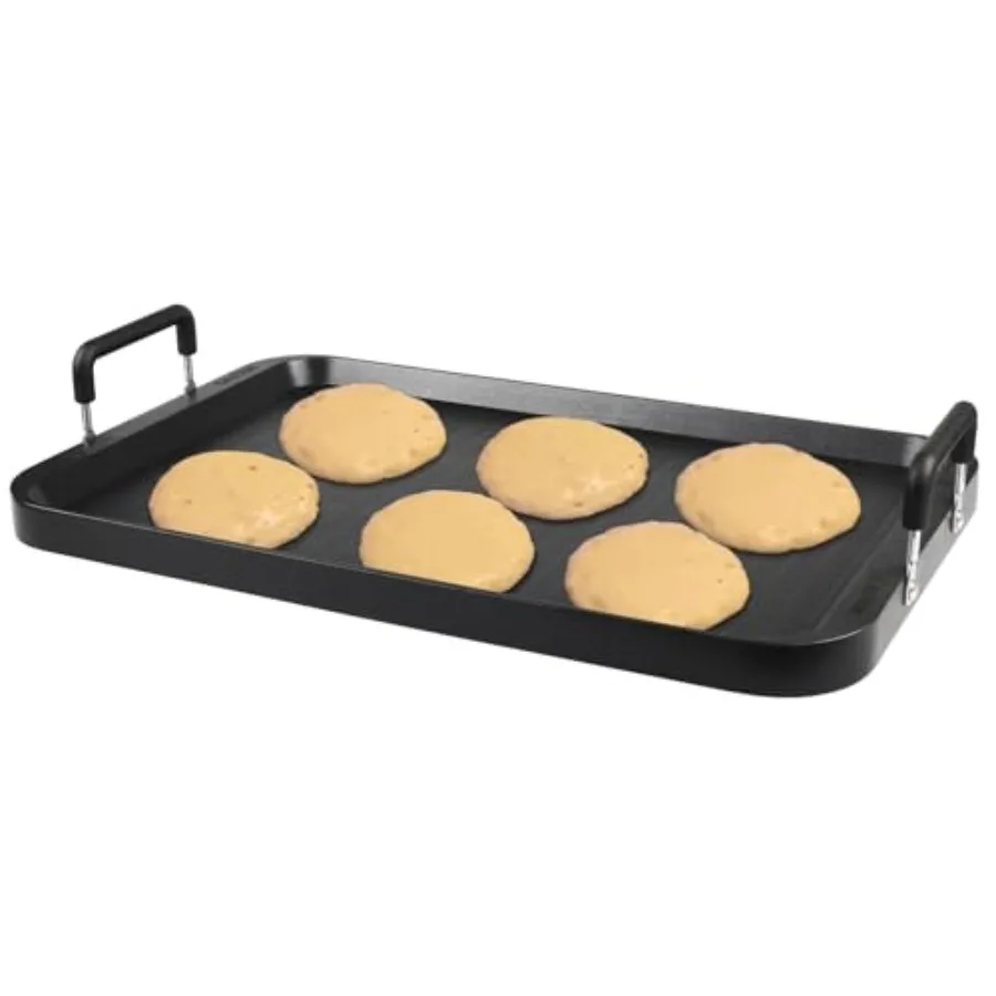 

Flat Top Grill - Non-Stick Stovetop Griddle Aluminum Dishwasher Safe