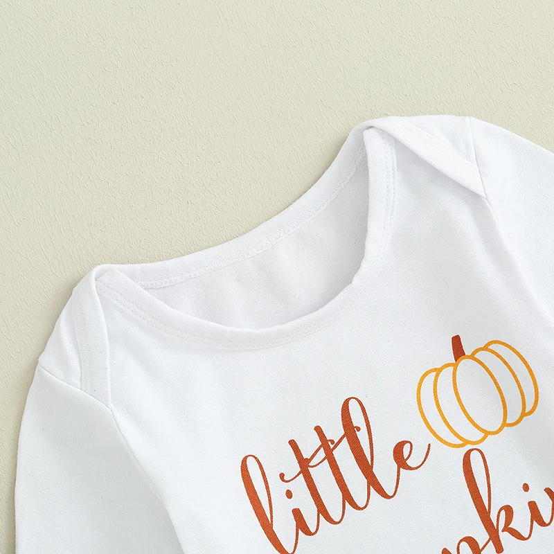 

Очаровательный детский костюм на Хэллоуин с комбинезоном с призрачным принтом, полосатые штаны, шапка и варежки для детской вечеринки на Хэллоуин