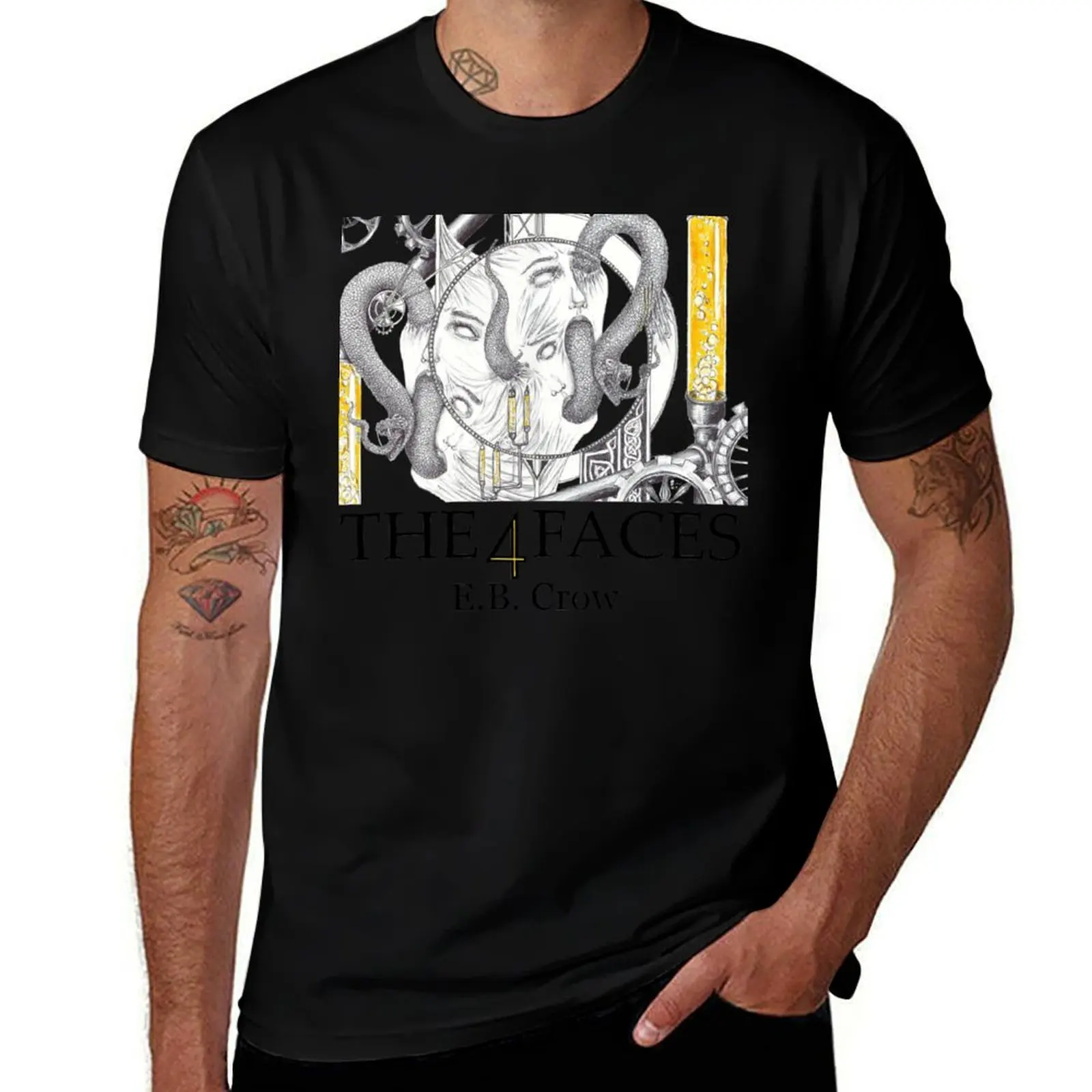 

The four Faces T-Shirt Large Size Short Sleeve T-Shirt