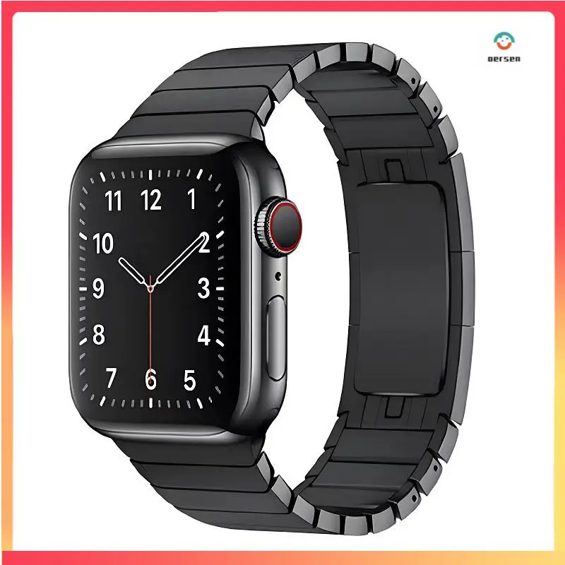 

Metal Strap For Apple Watch Band 45mm 41mm 44mm 42mm 40mm No Gap Stainless Steel Bracelet Wristband For iWatch 7 6 5 4 3 SE