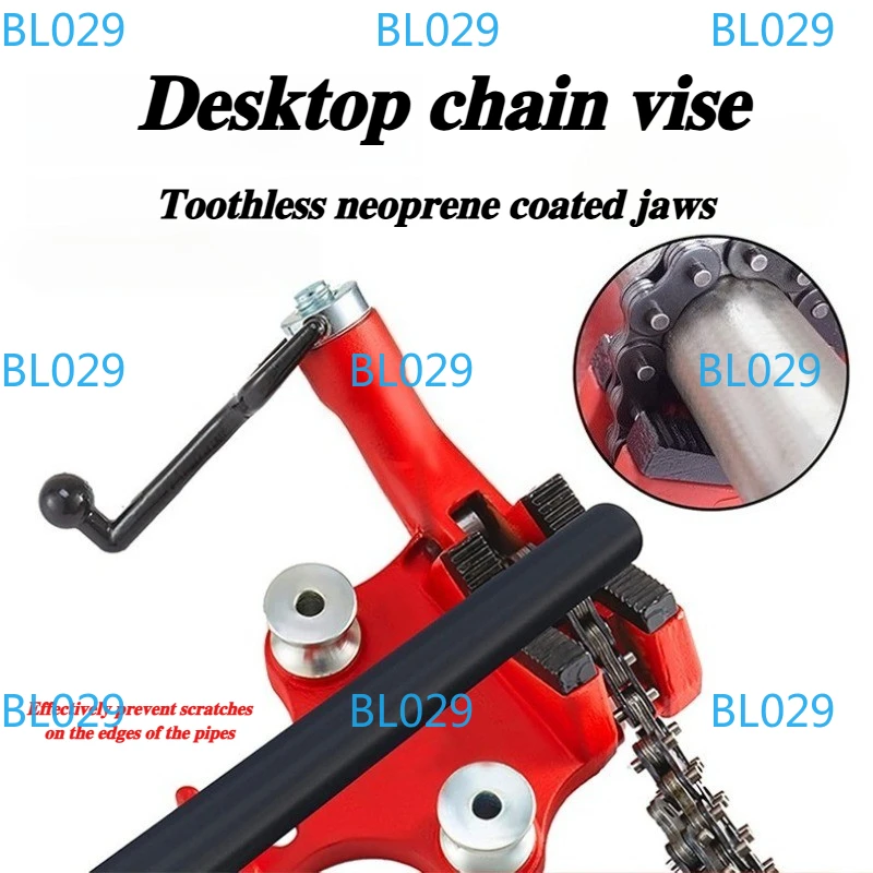 Professional Pipe Stand Vise High Hardness Ergonomic Pipe Clamp Rust-proof Pipes Splicing Multifunctional Hand Tool Sets