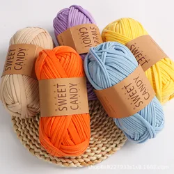Yarn Cloth Thread Hand Woven DIY Slippers Bag Large Group Hook Shoes Woobles Easy Peasy Yarn Crochet Knitting Yarn For Beginners