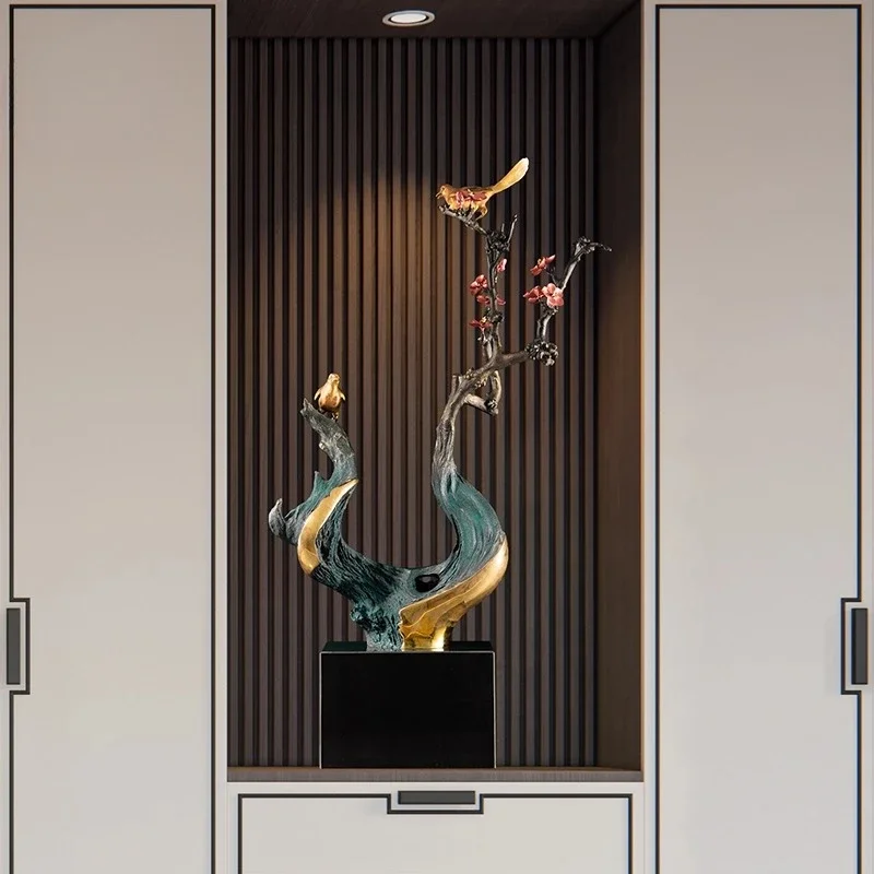 Brass ornaments New Chinese-style home furnishing Living room entrance decoration handicrafts