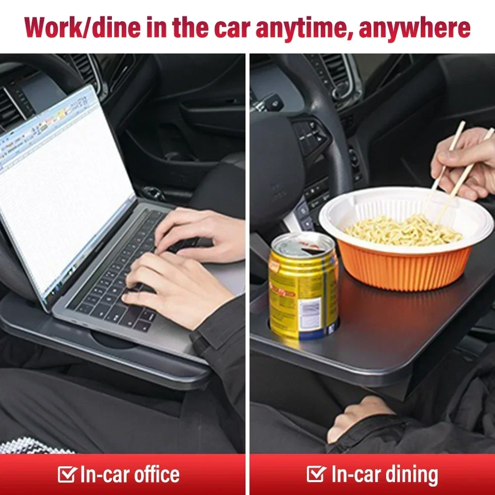 متعددة الاستخدامات سيارة صينية مكتب للحاسوب شخصي وسادة جبل حامل أكل العمل عجلة القيادة طاولة طعام قوس مجلس مقعد الفجوة حشو المنظم