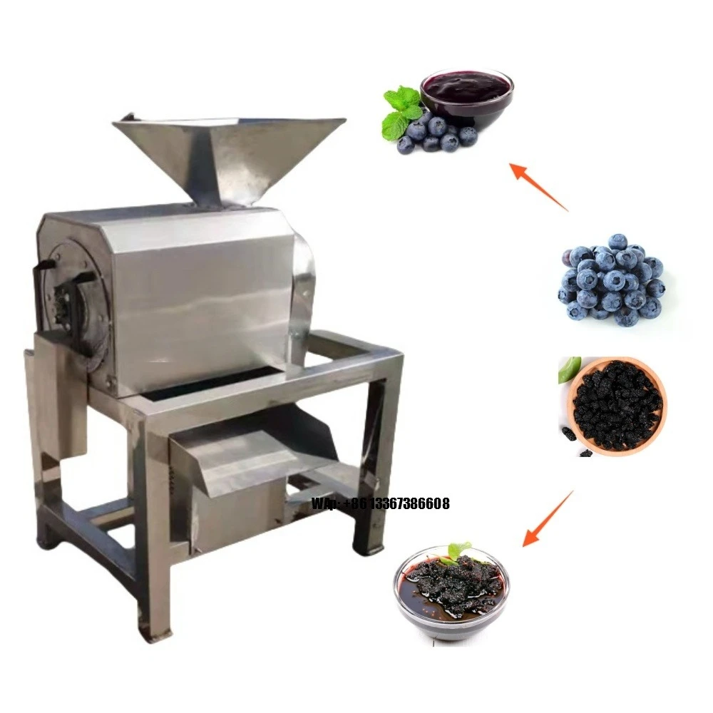 fruit pulp machine demolding machine and seed separator with pineapple and pomegranate motor as the core components