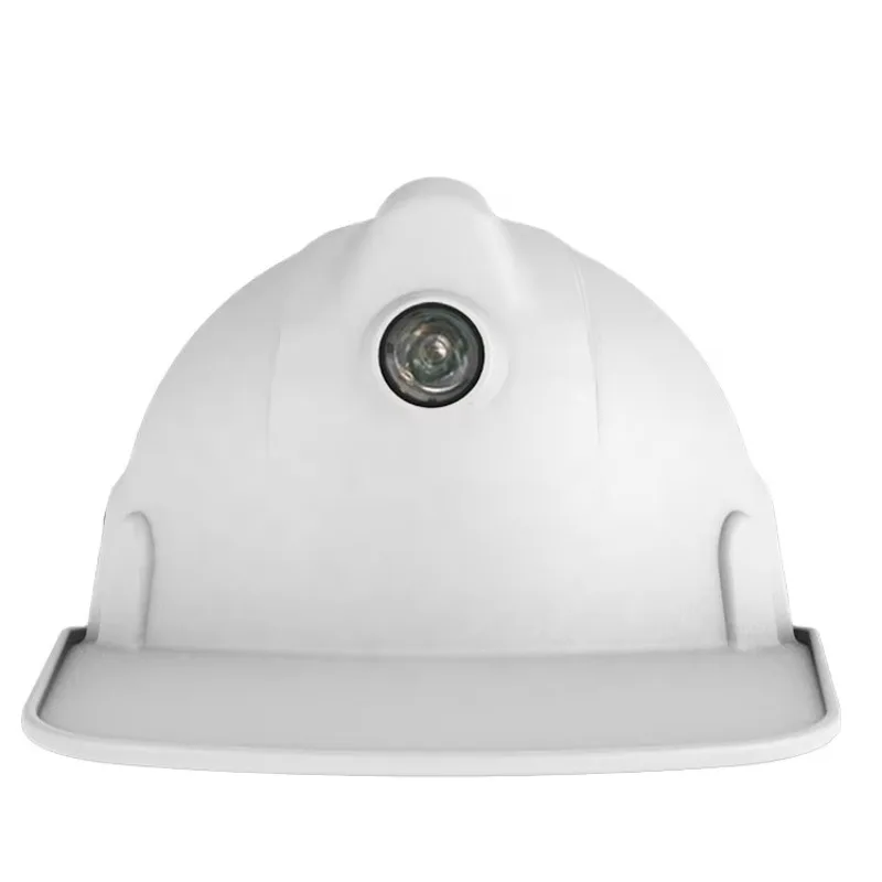 Advanced Adults Smart Hard Hat With Bump Fall Alarm ABS Material V Type Safety Helmet For Construction Workers