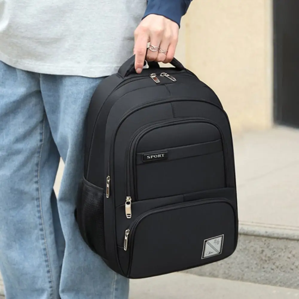 Multi Pocket Travel Laptop Bag Wear-Resistant Ergonomic Business Backpack Waterproof Large Capacity Leisure Backpack Commuting